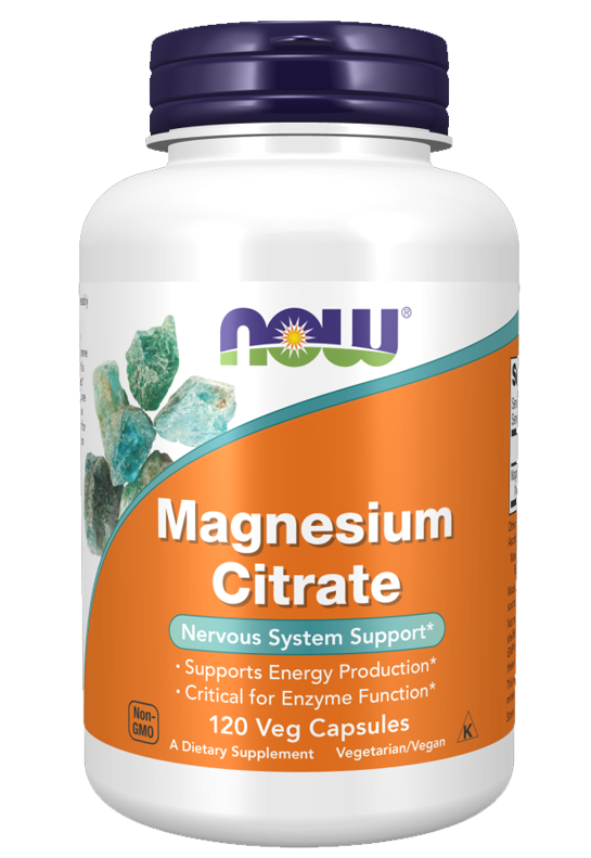 Magnesium Citrate Nervous System Support 120 Veg Capsules